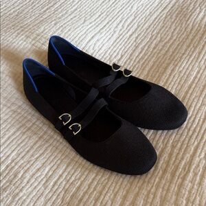 Rothy’s Black Women's Slip-On Mary Jane’s